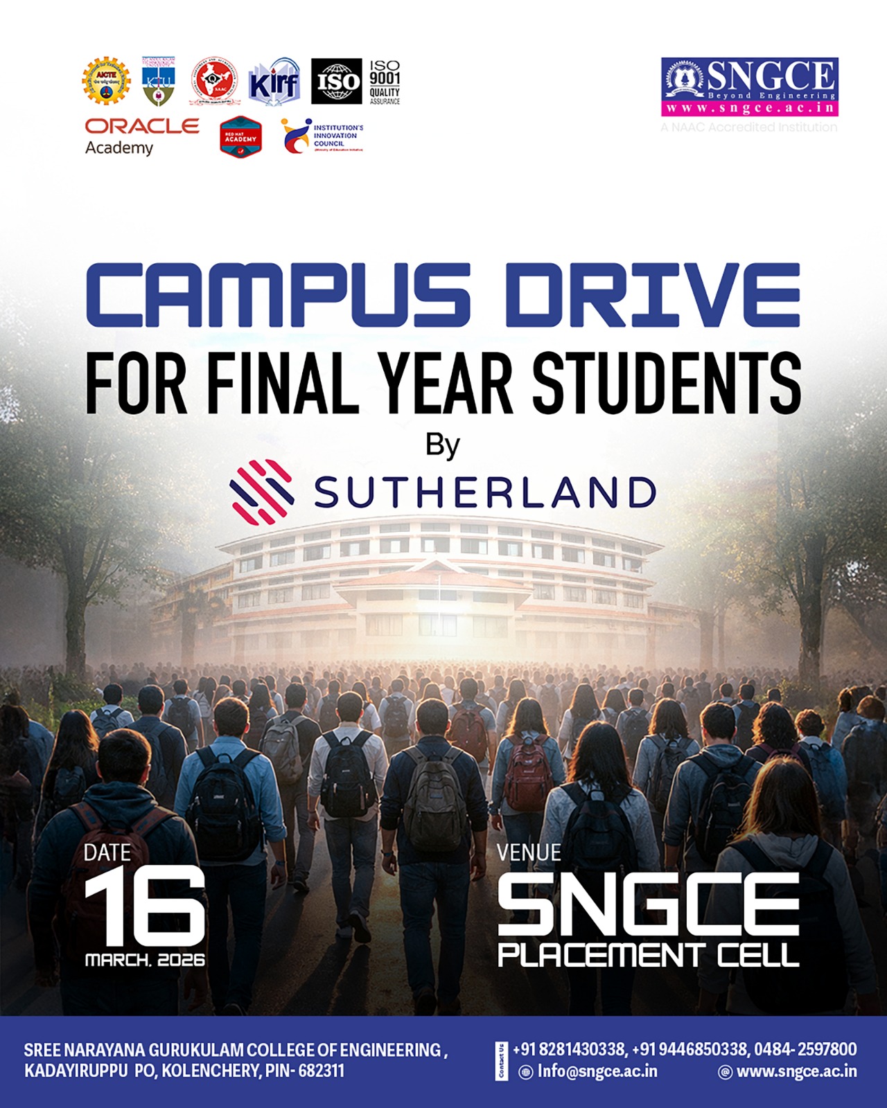 Campus Drive for Final Year Students